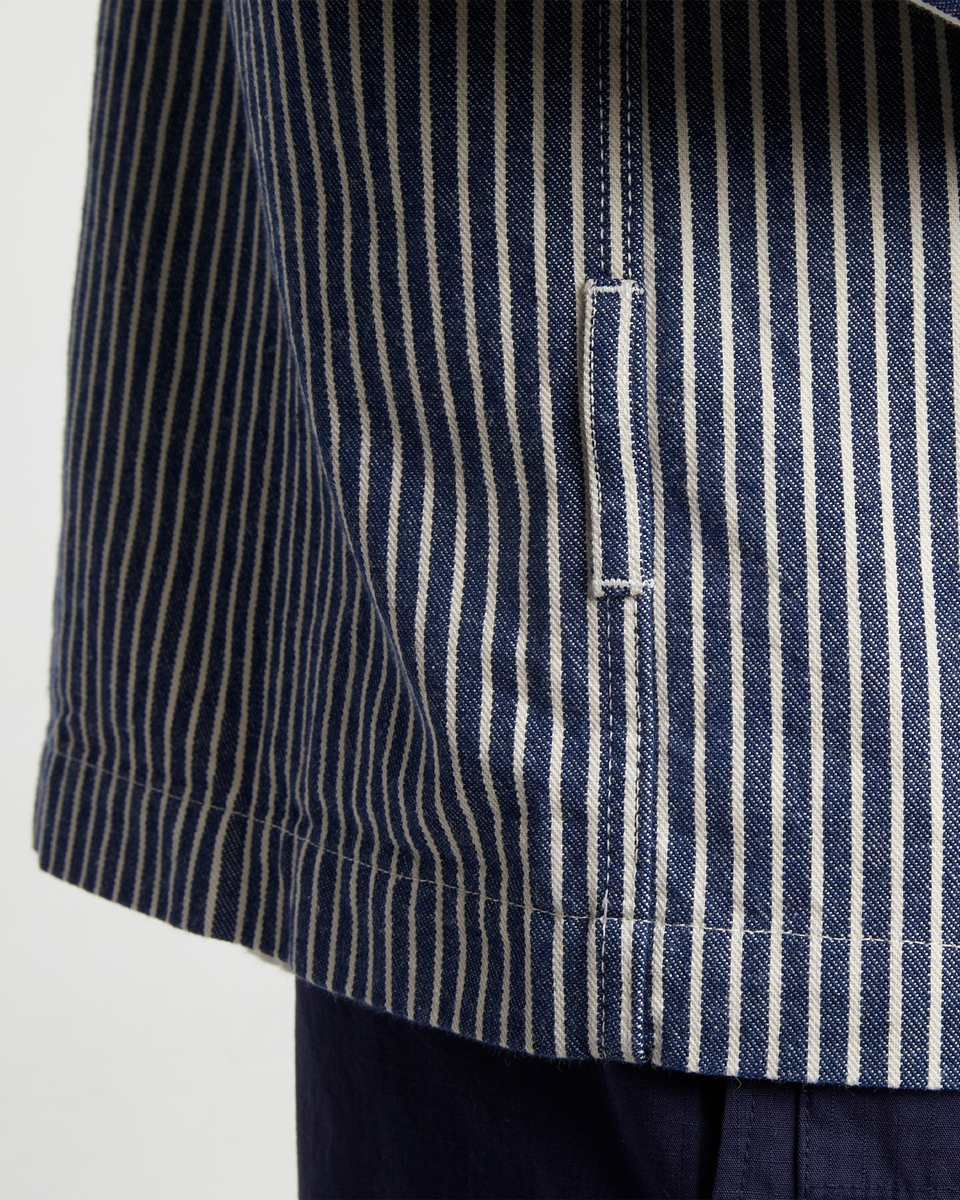 Fisherman Shirt Wild Road Stripes Blue/White