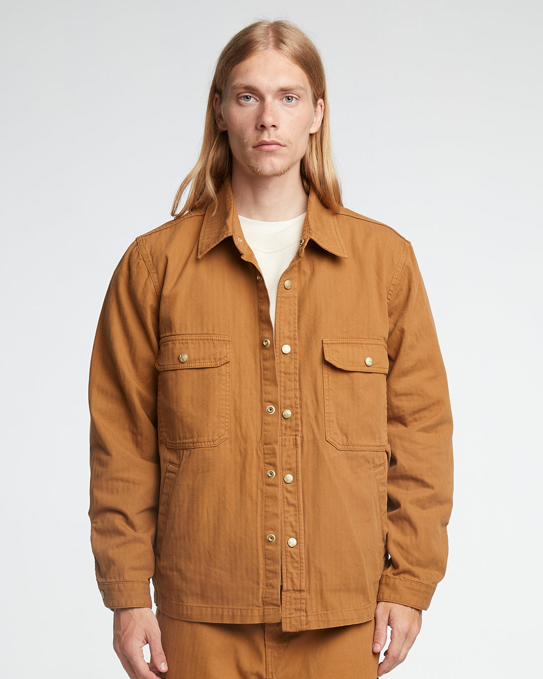 Troy Shirt HBT Cotton Sugar