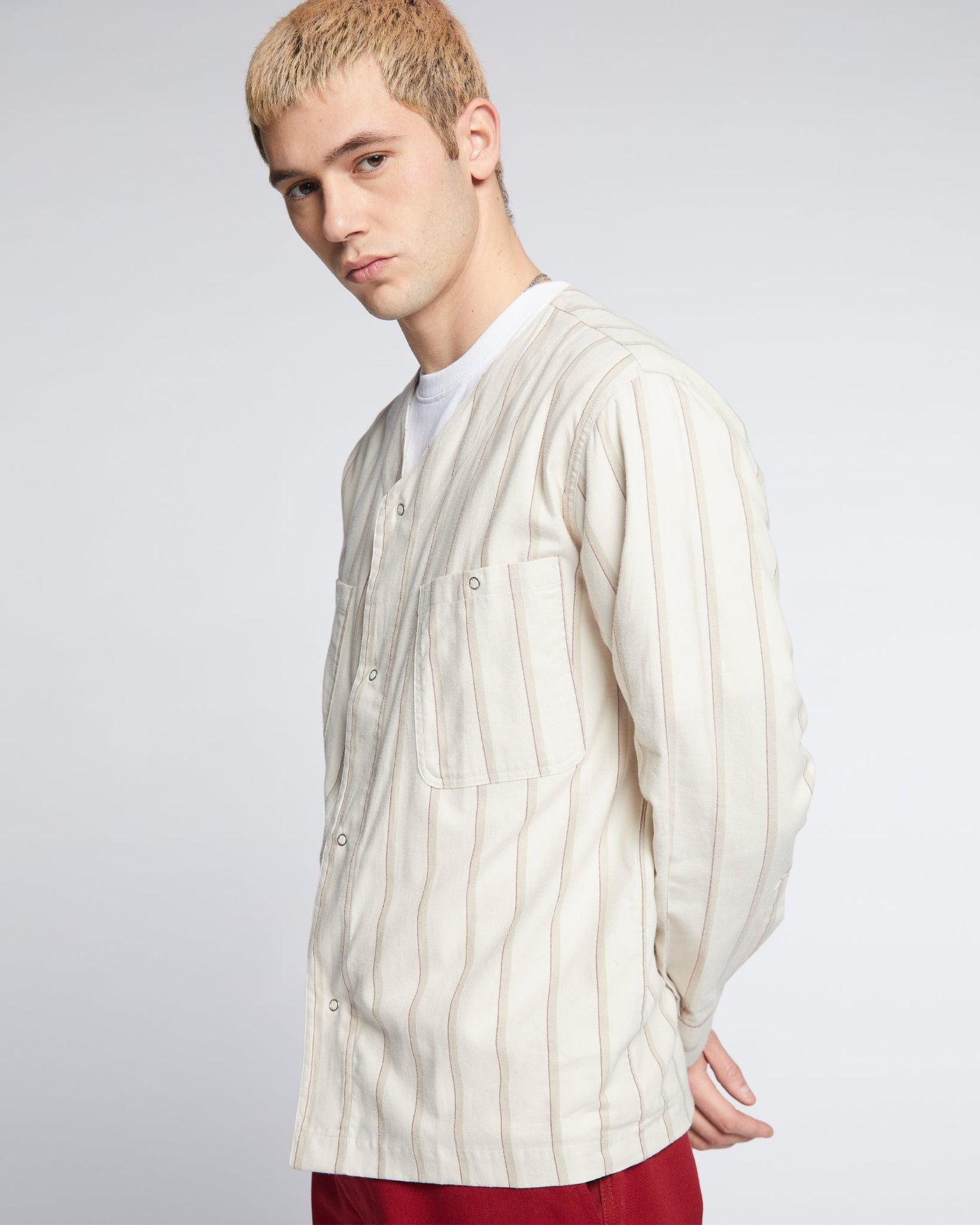 Field Shirt Brushed Stripes Mastik