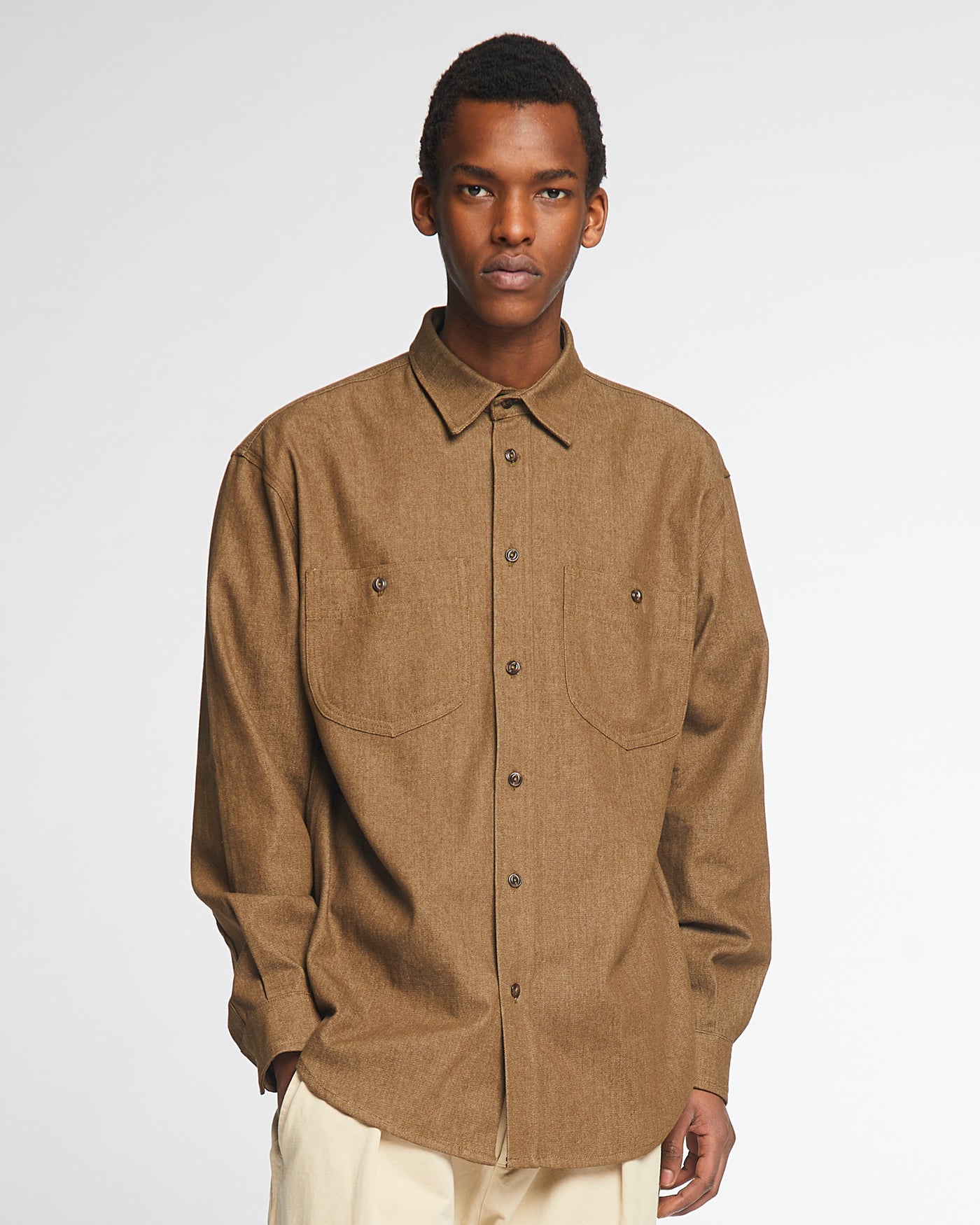 Mechanic Shirt Vaquero Light Brown