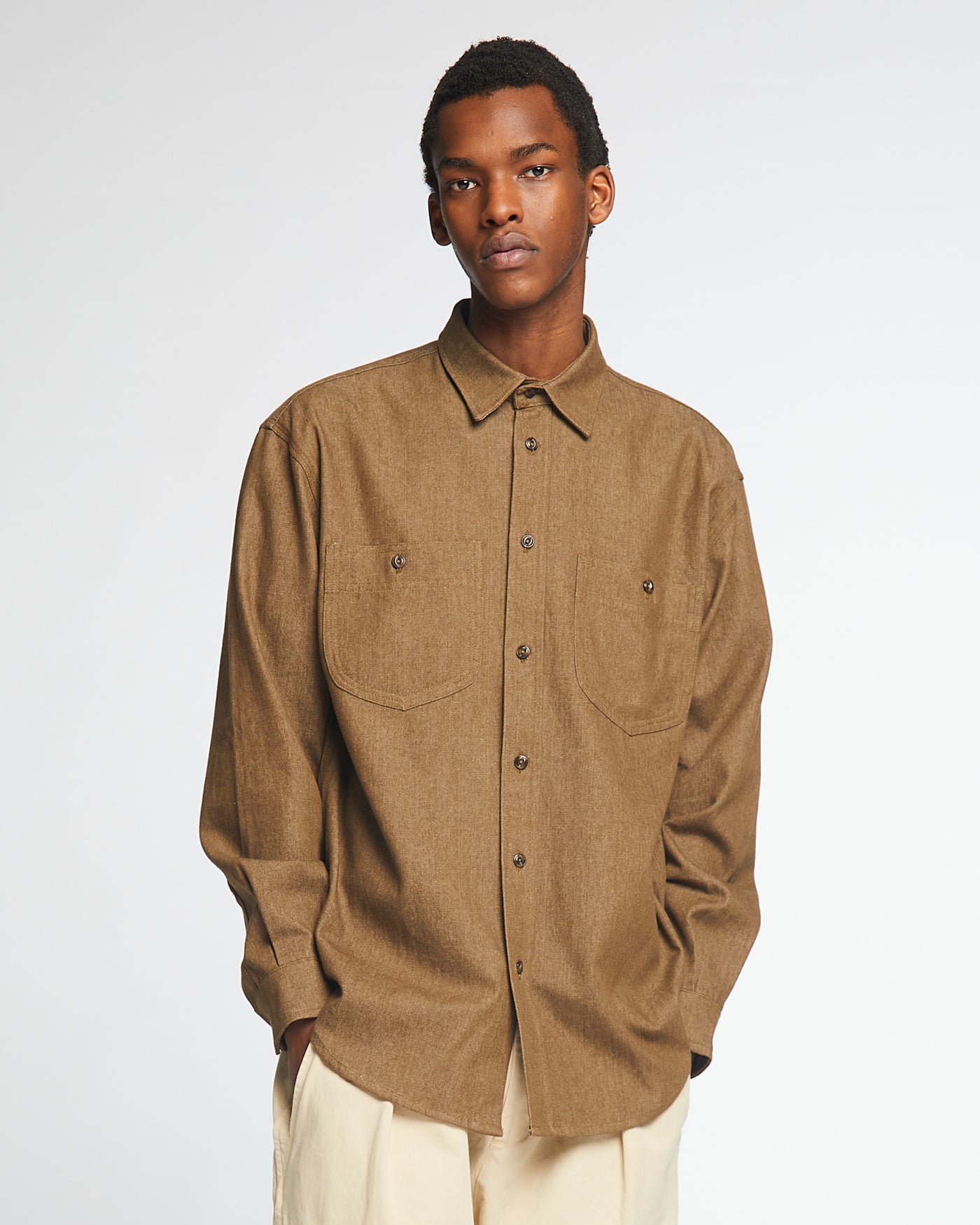 Mechanic Shirt Vaquero Light Brown