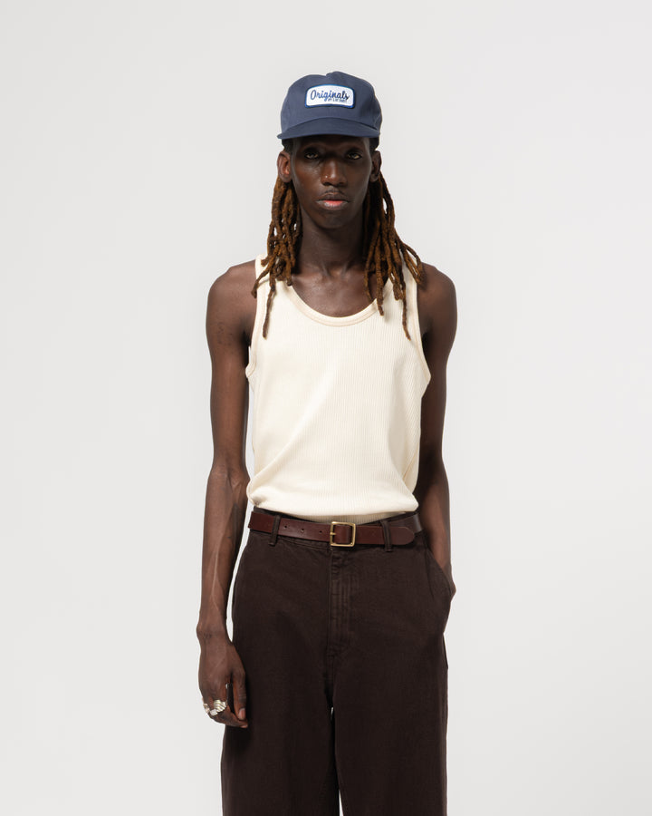 Tank Top Military Rib Ecru