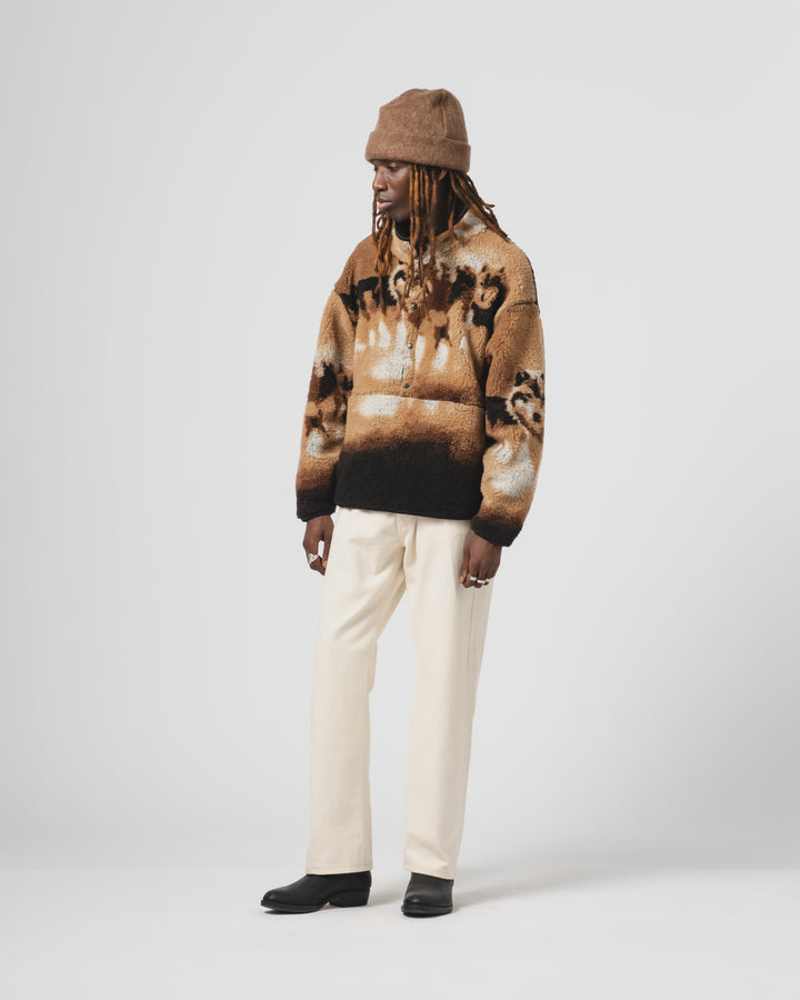 アリゾナ・スウェット・ウルフ・フリース・キャメル