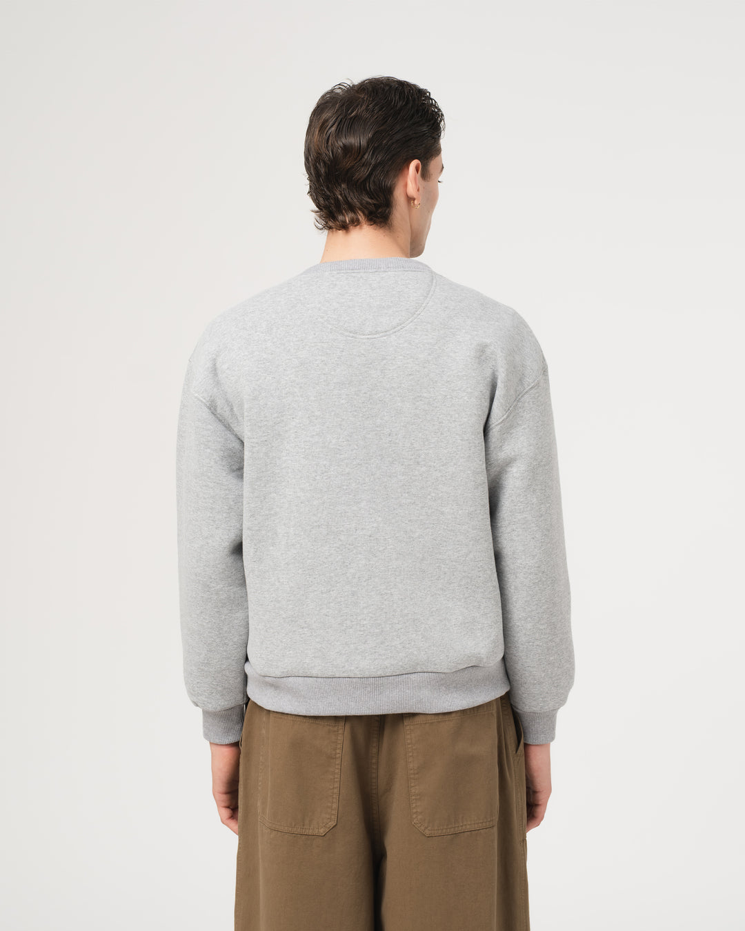 E.D. Running Sweater Jefferson Fleece Grey Melange
