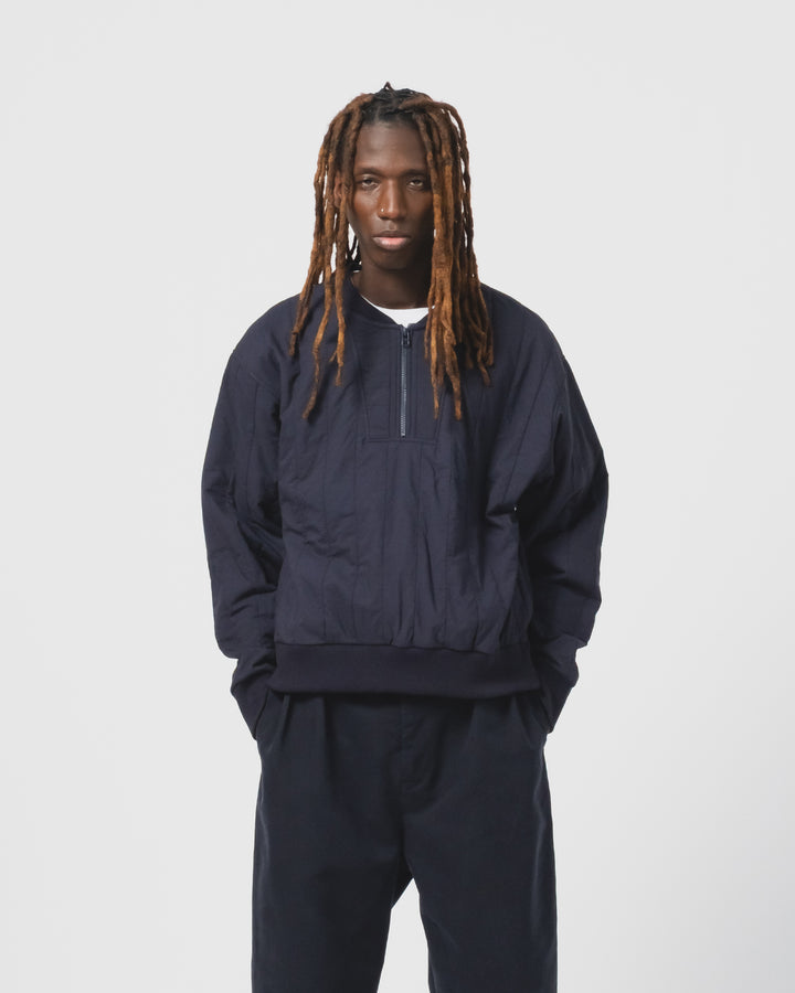 オスロ・スウェット・キルテッドコットン・インク