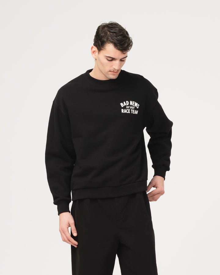 Bad News Sweater Basic Fleece Black