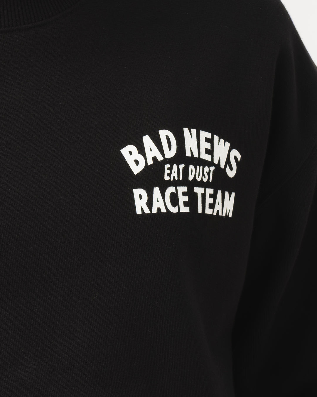 Bad News Sweater Basic Fleece Black