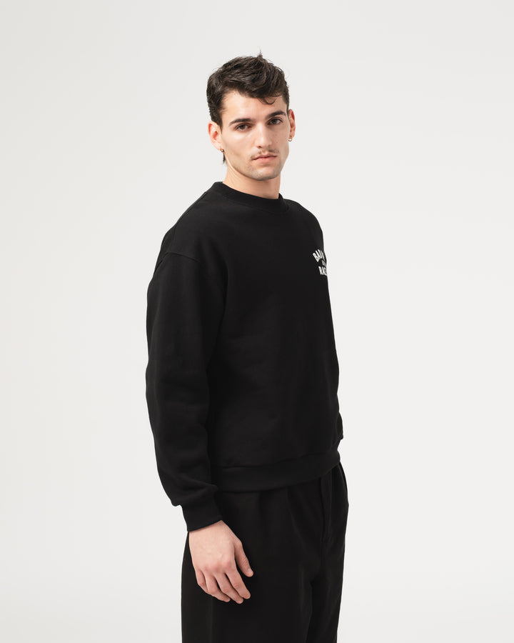 Bad News Sweater Basic Fleece Black