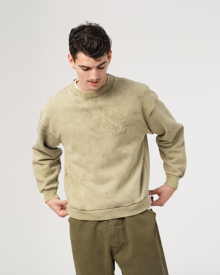 Detroit Sweater Basic Fleece Avocado