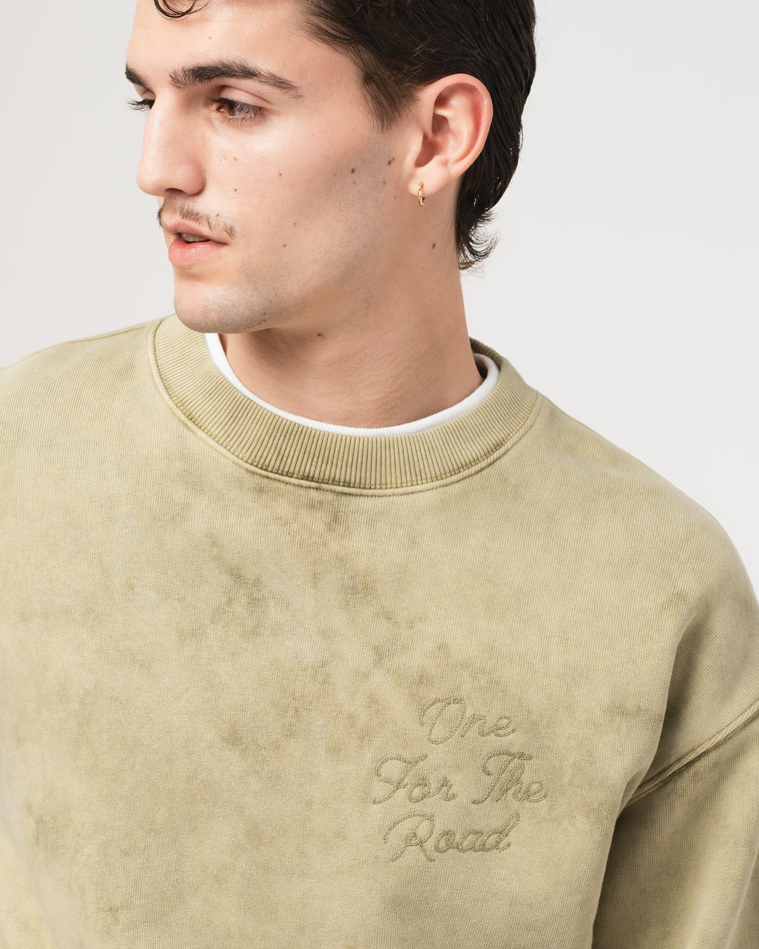 Detroit Sweater Basic Fleece Avocado