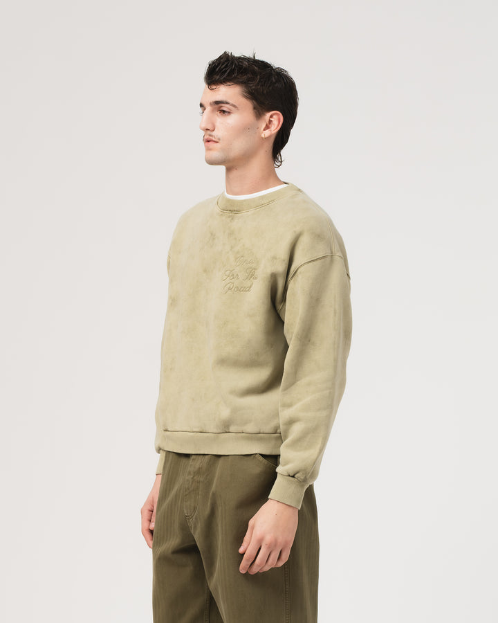 Detroit Sweater Basic Fleece Avocado