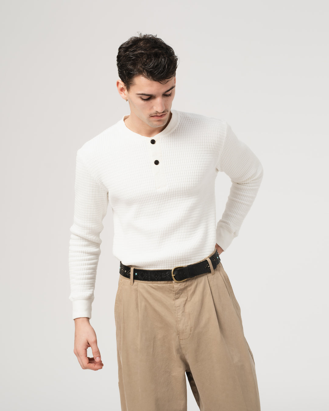 Henley Sweater Radical Jersey Milk