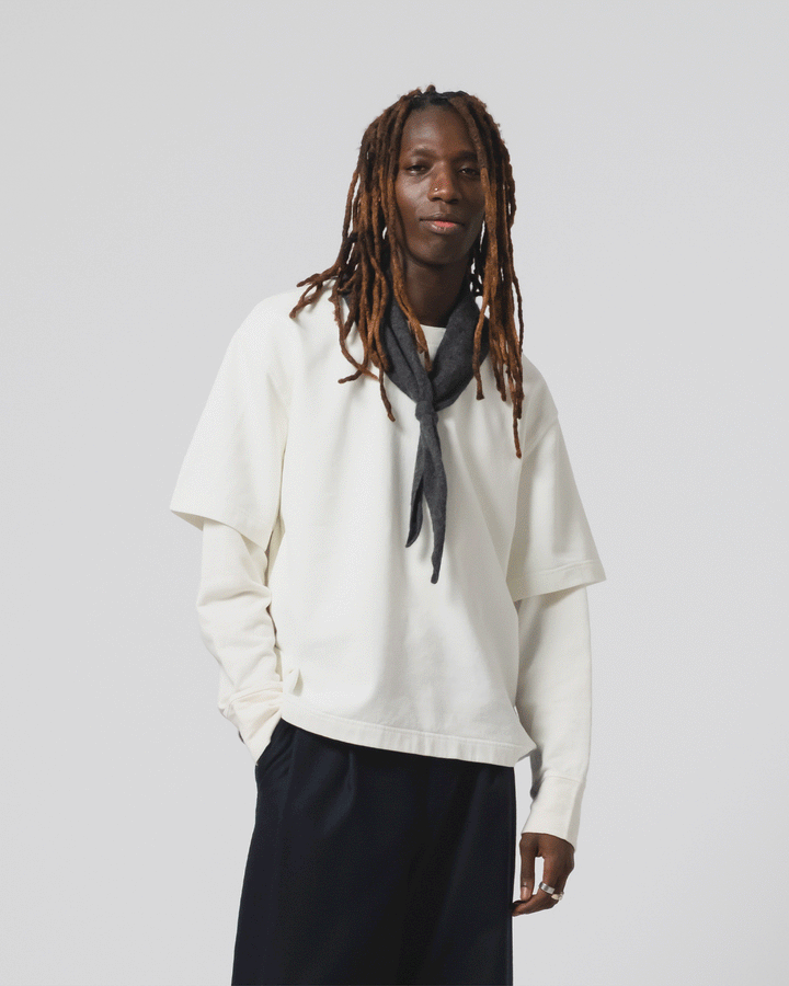 Power T Twill Jersey Milk