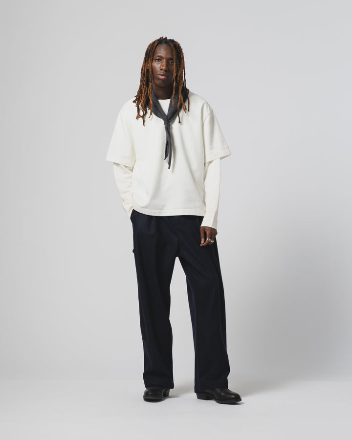 Power T Twill Jersey Milk