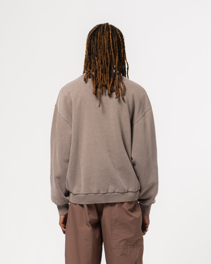 Detroit Sweater Basic Fleece Coffee Brown