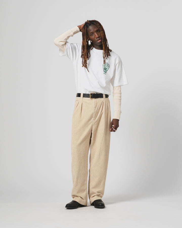 アンティグーン Tシャツ オープンエンド ホワイト