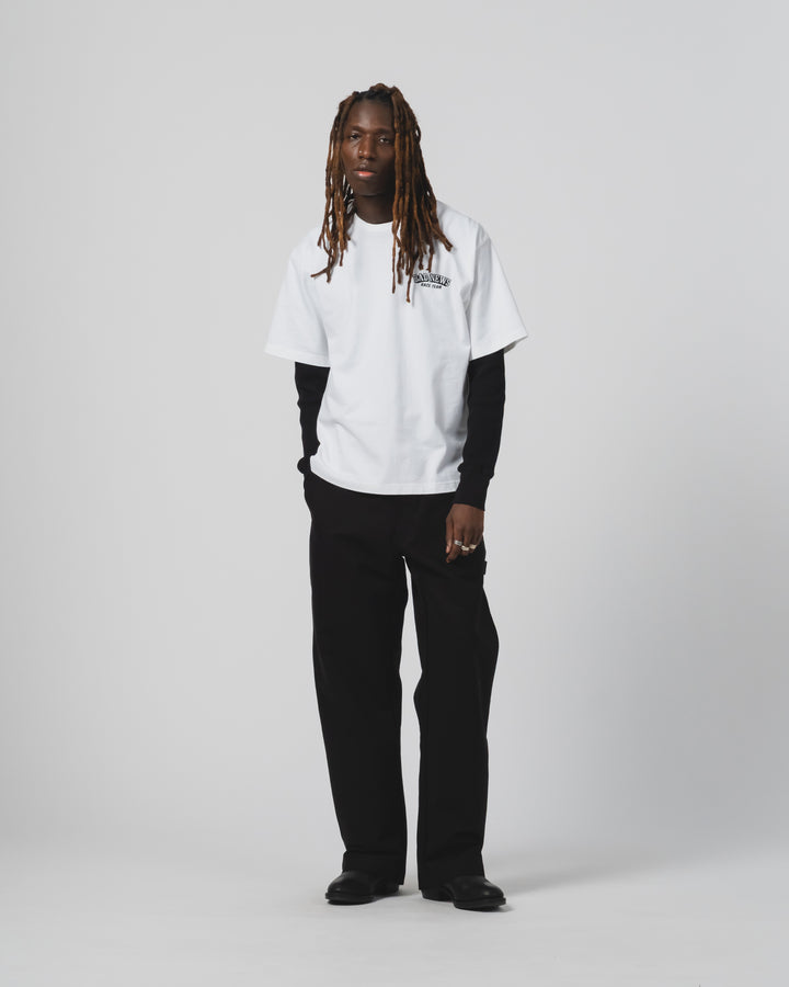 バッドニュースTシャツ オープンエンド ホワイト