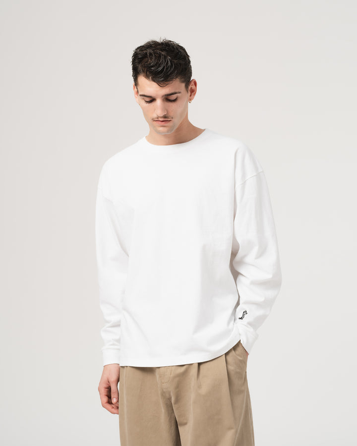 Baseball T Heavy Open End Jersey White
