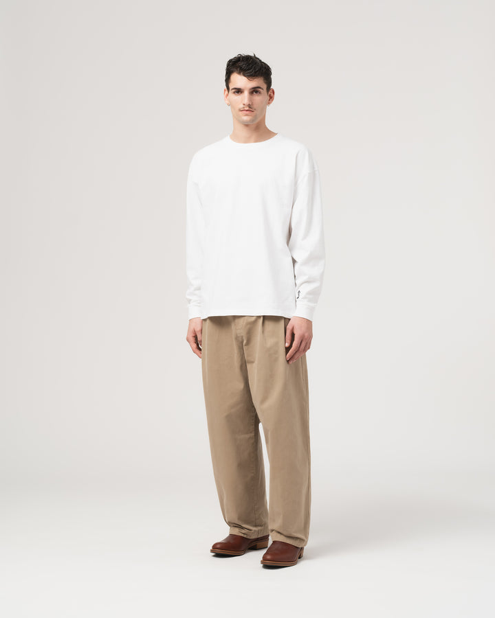 Baseball T Heavy Open End Jersey White