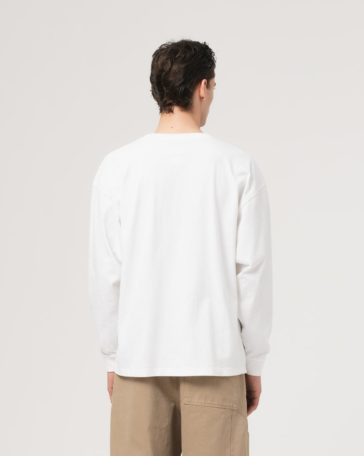 Baseball T Heavy Open End Jersey White