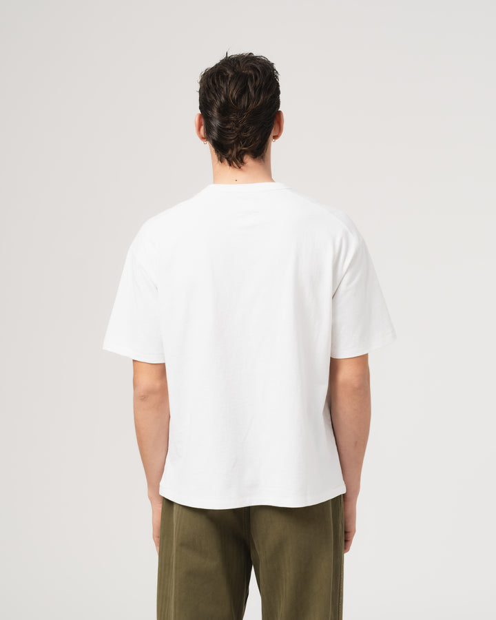 Quarterback-T Heavy Open End Jersey White
