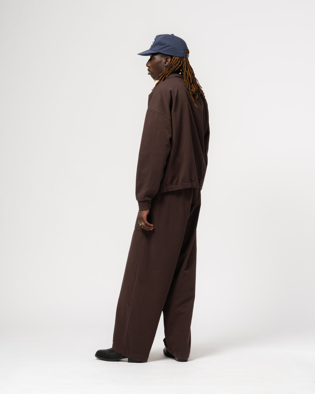 ネバダ セーター ツイル ジャージー コーヒーブラウン