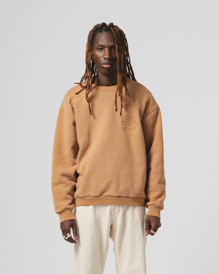 デトロイト・スウェットシャツ・ベーシックフリース・シュガー