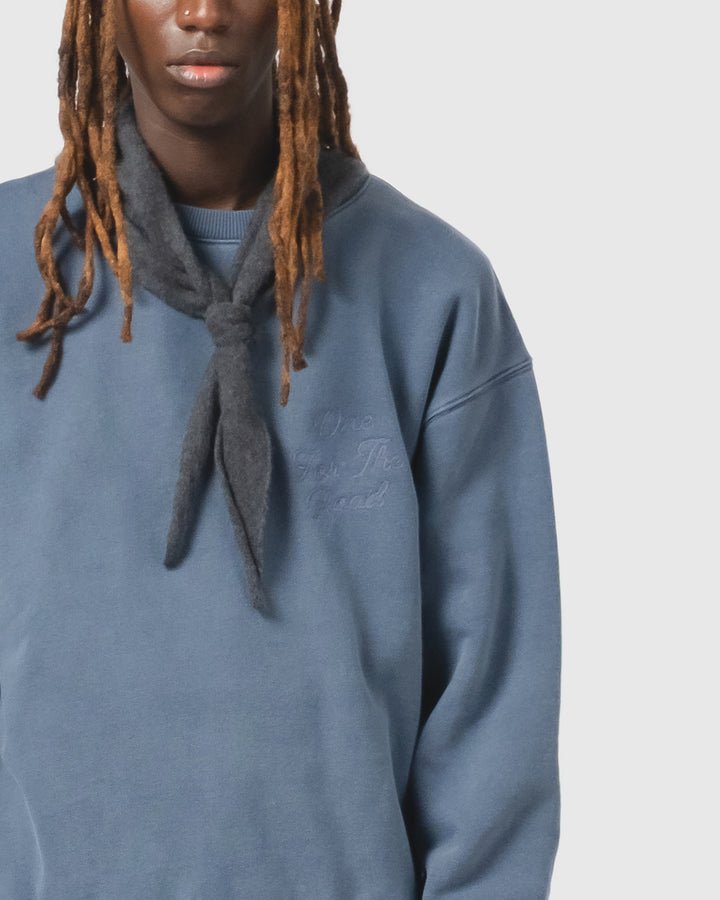 デトロイト・セーター ベーシックフリース マラードブルー