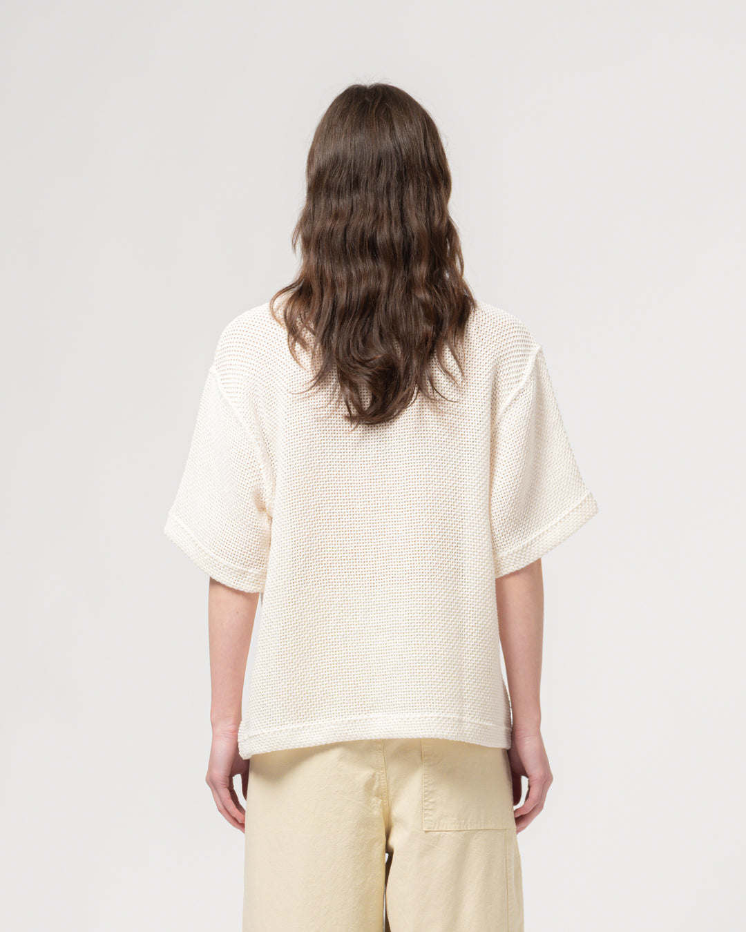 Power-T Trellis Cotton Ecru