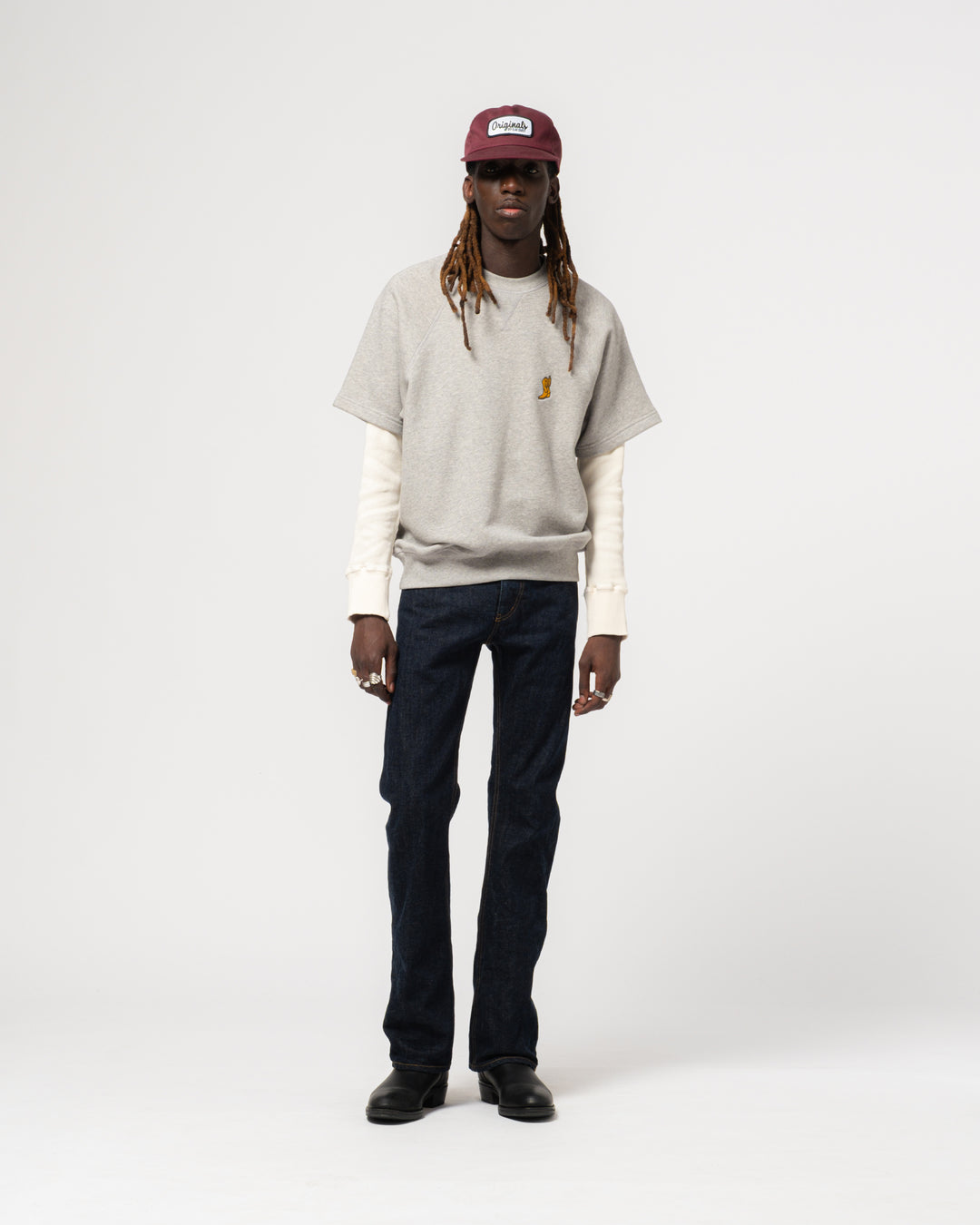 ロッキーセーター アメリカンフリース グレーメランジ