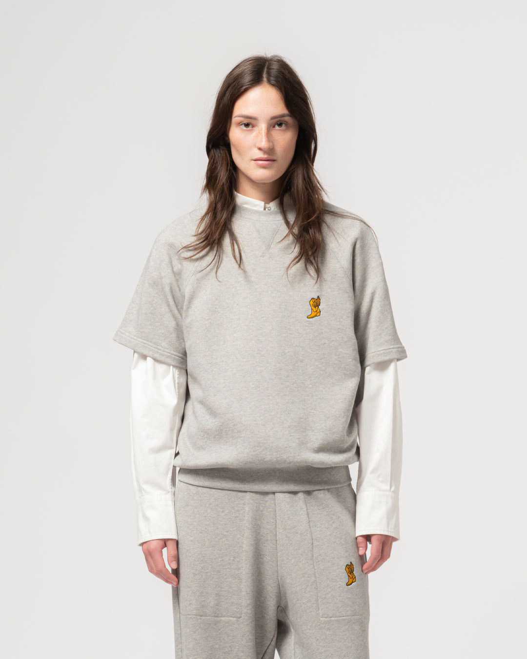 ロッキーセーター アメリカンフリース グレーメランジ