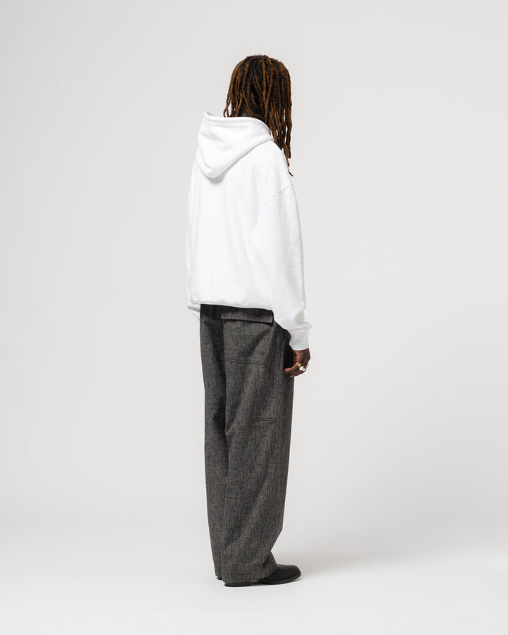 Eat Dust Running Hoody Basic Fleece White