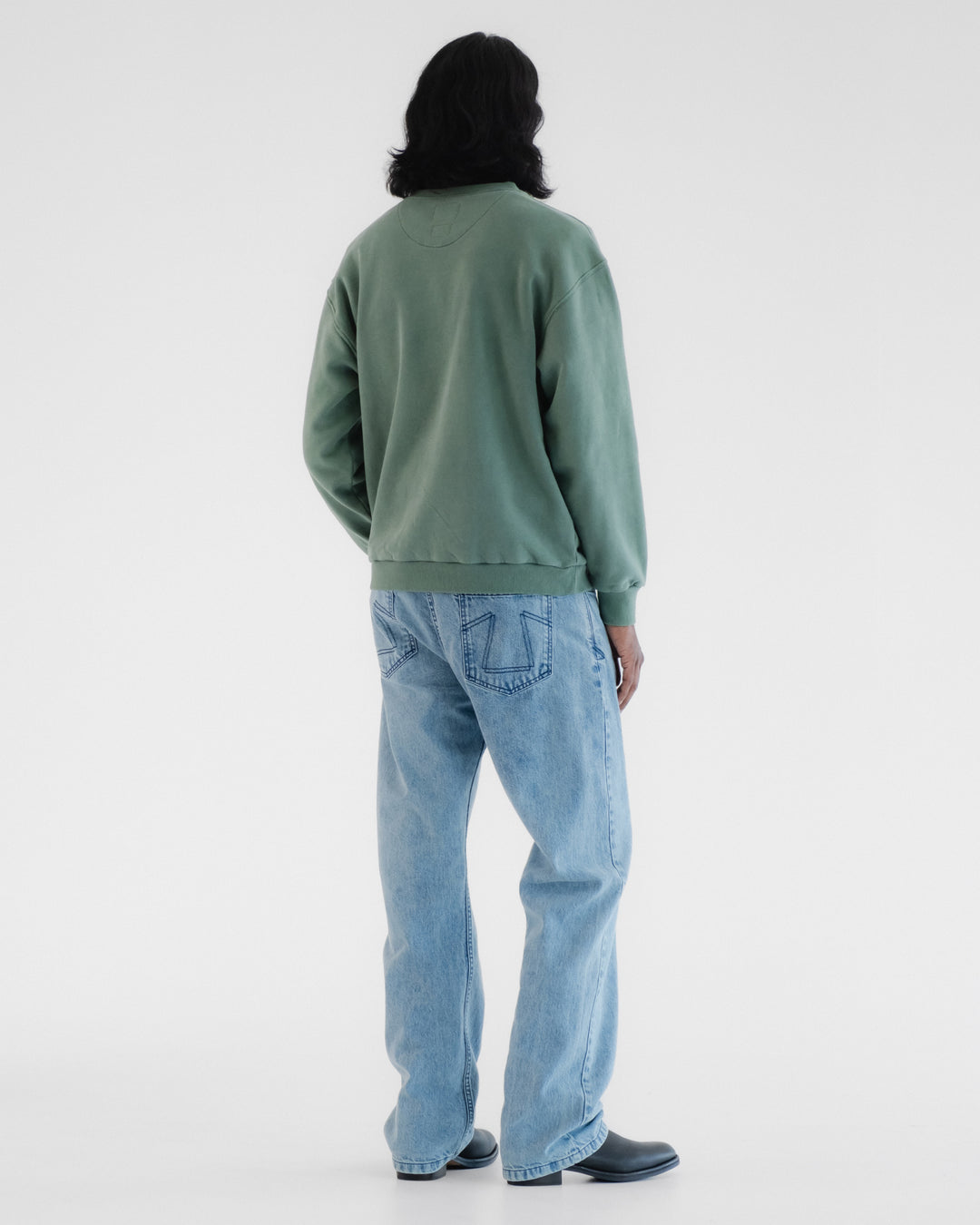 Detroit Sweater Basic Fleece Juniper