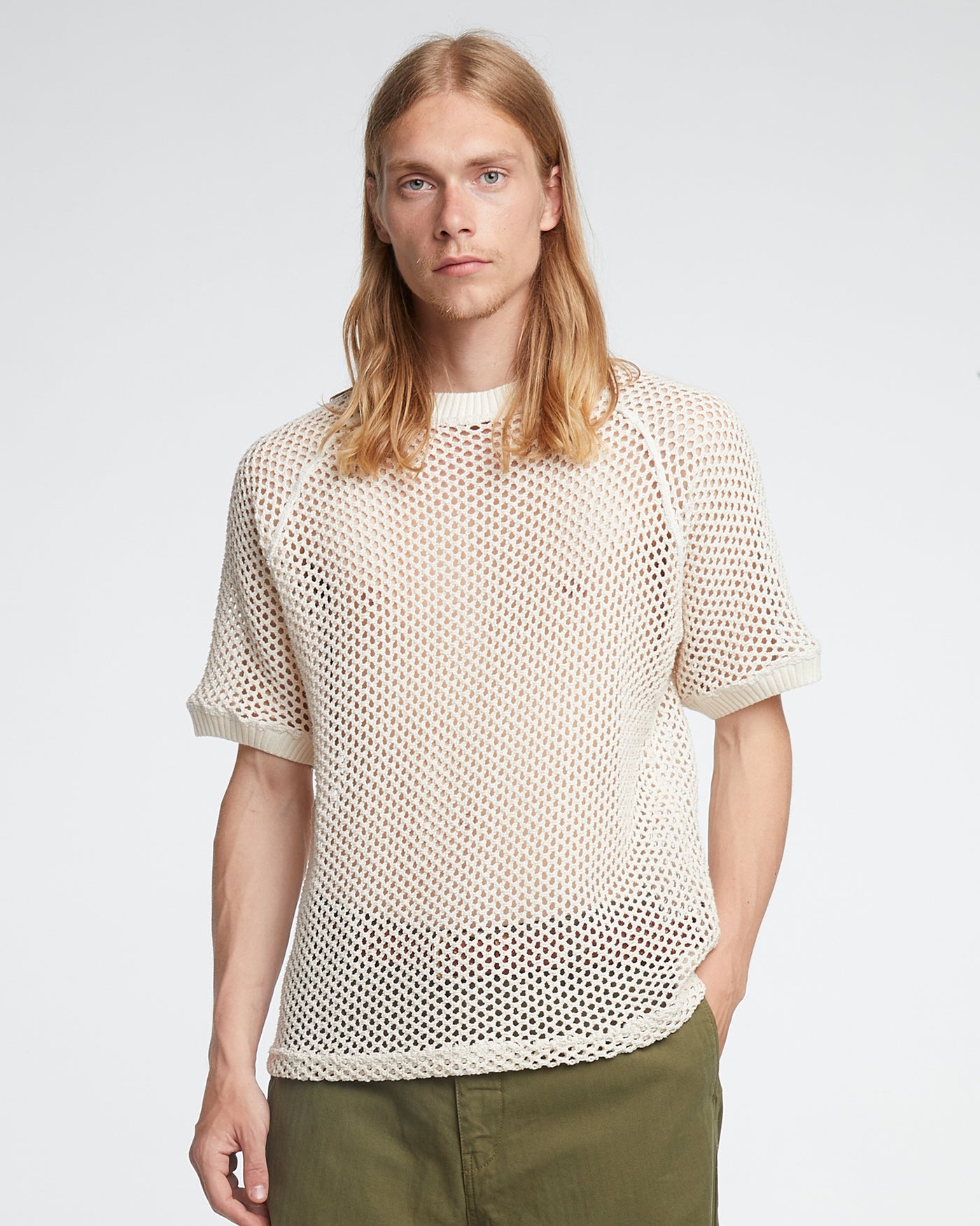 Army T Kingston Mesh Off White