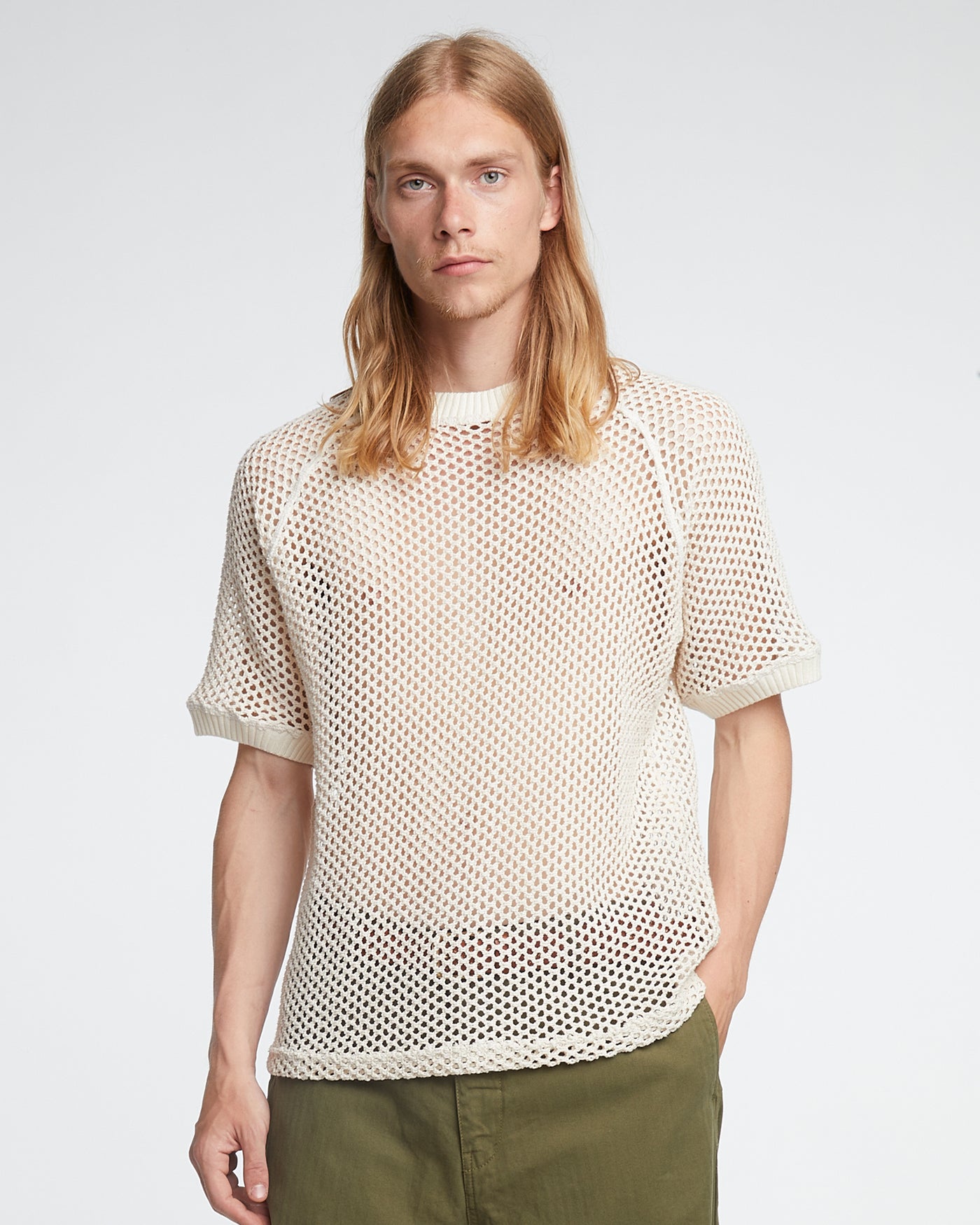 Army-T Kingston Mesh Off White