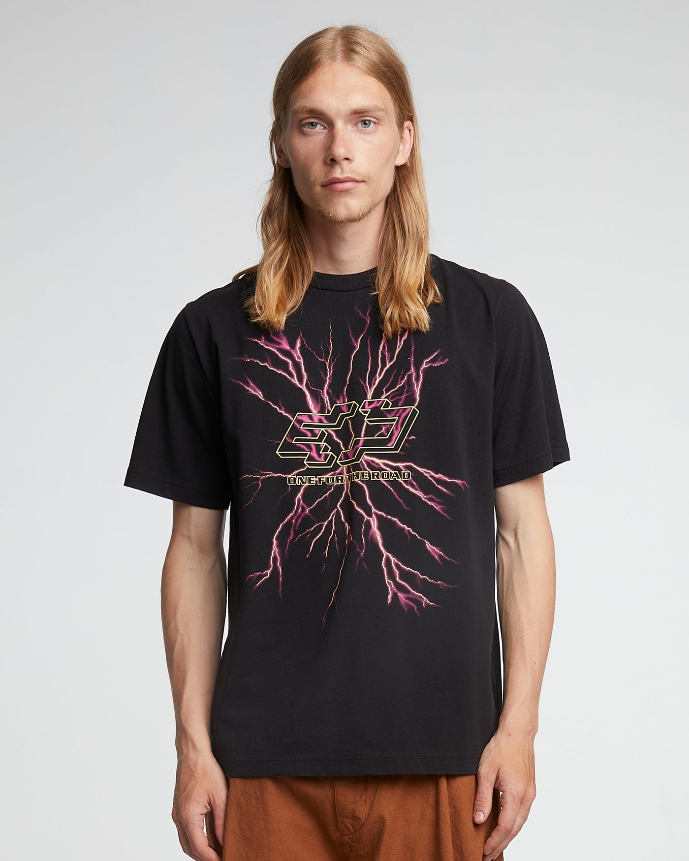 Russel T Lightning Basic Jersey Vintage Black