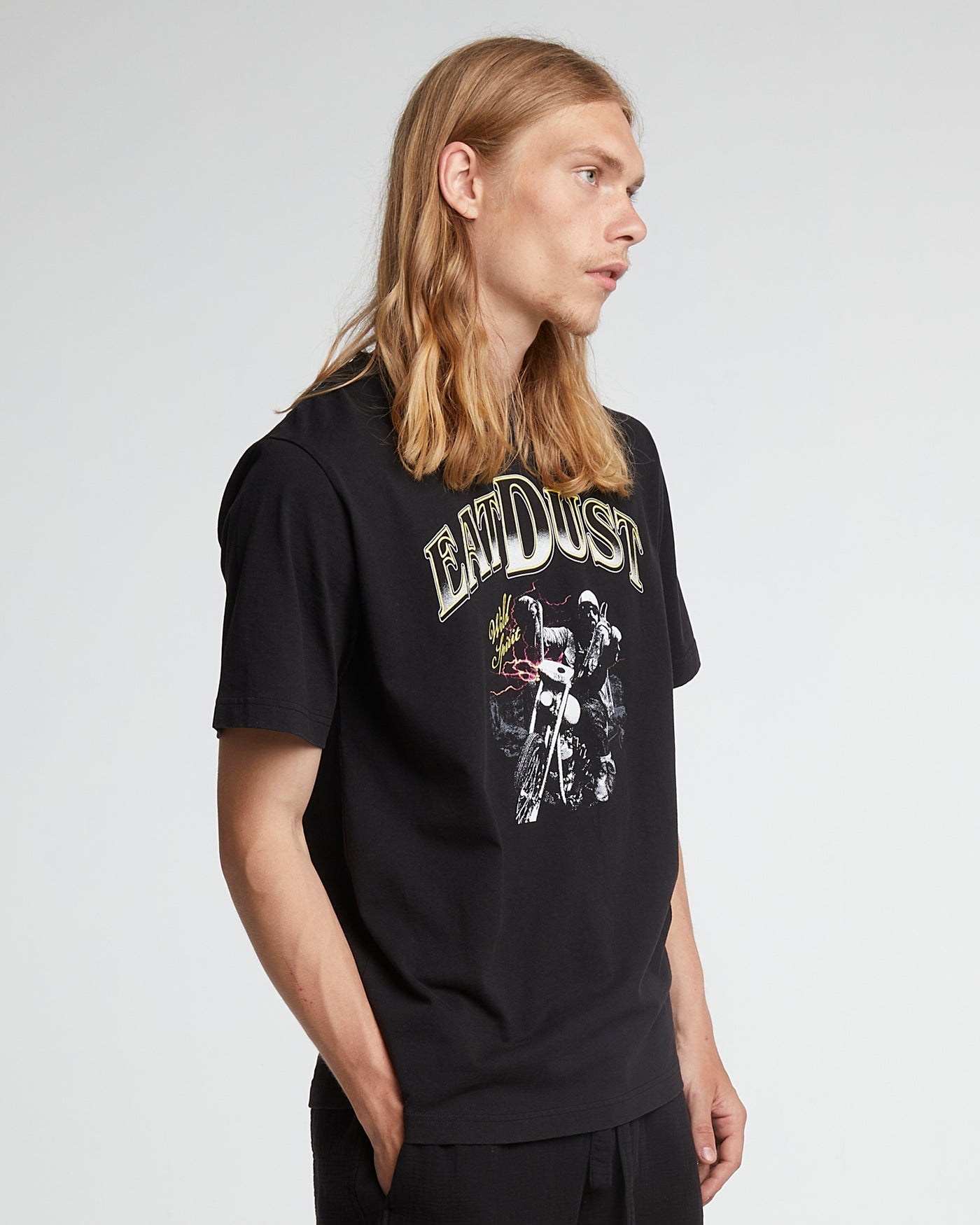 Russell T Wild Spirit Basic Jersey Vintage Black
