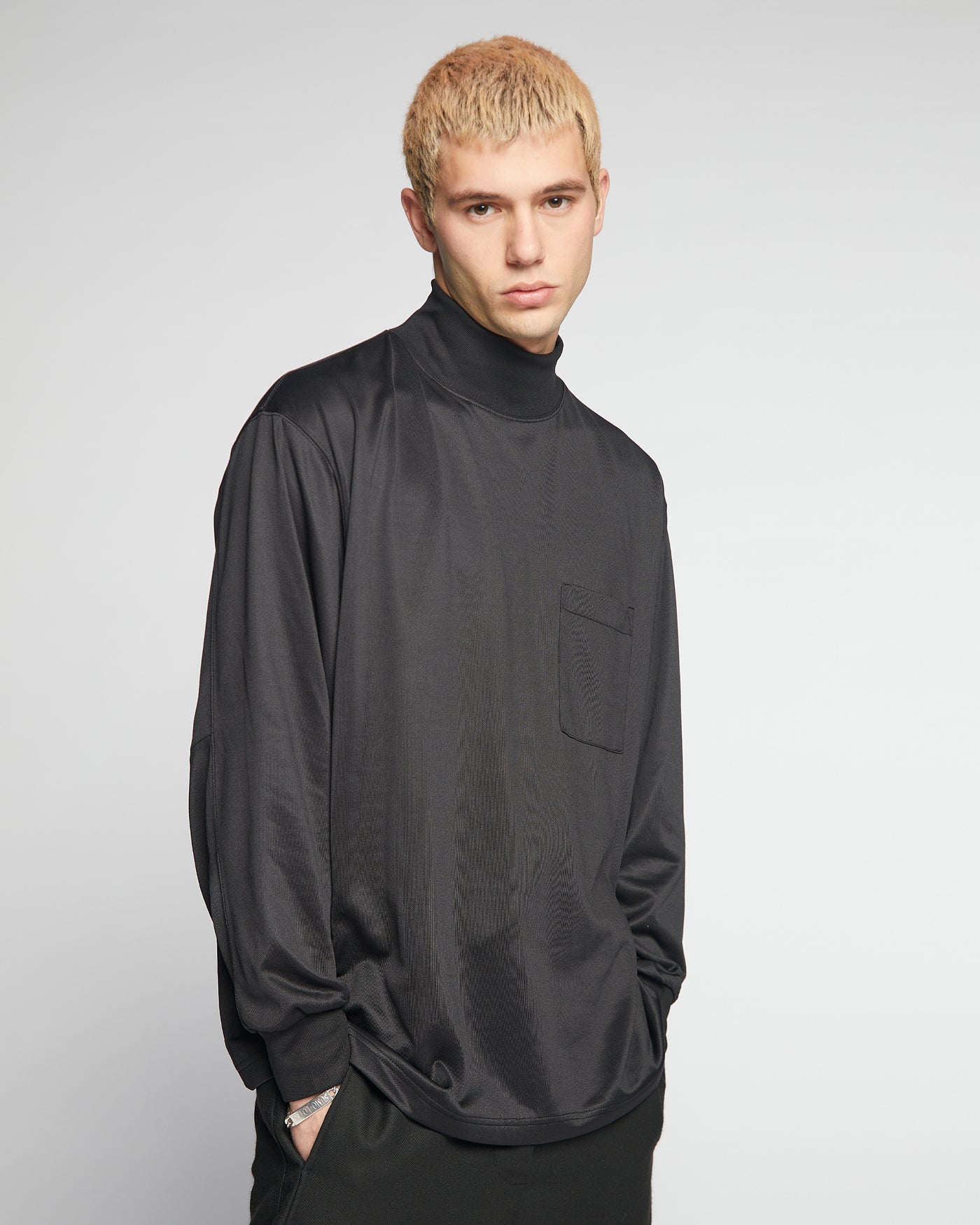 Liam Sweater Bronx Fleece Black