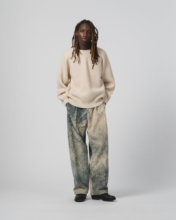 Crew Neck Sweater Delta Wheat