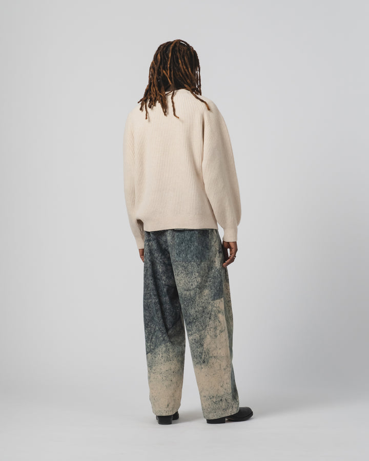 Crew Neck Sweater Delta Wheat