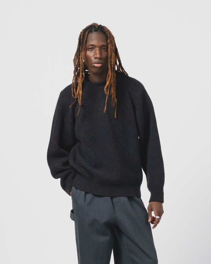 Crew Neck Sweater Delta Asphalt