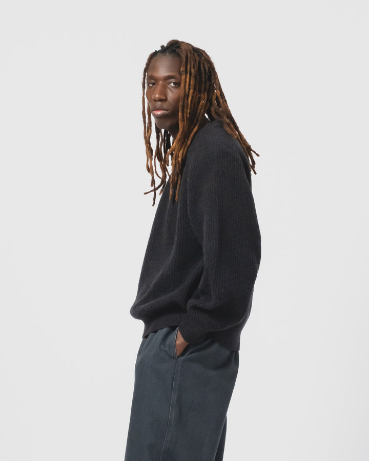 Crew Neck Sweater Delta Asphalt