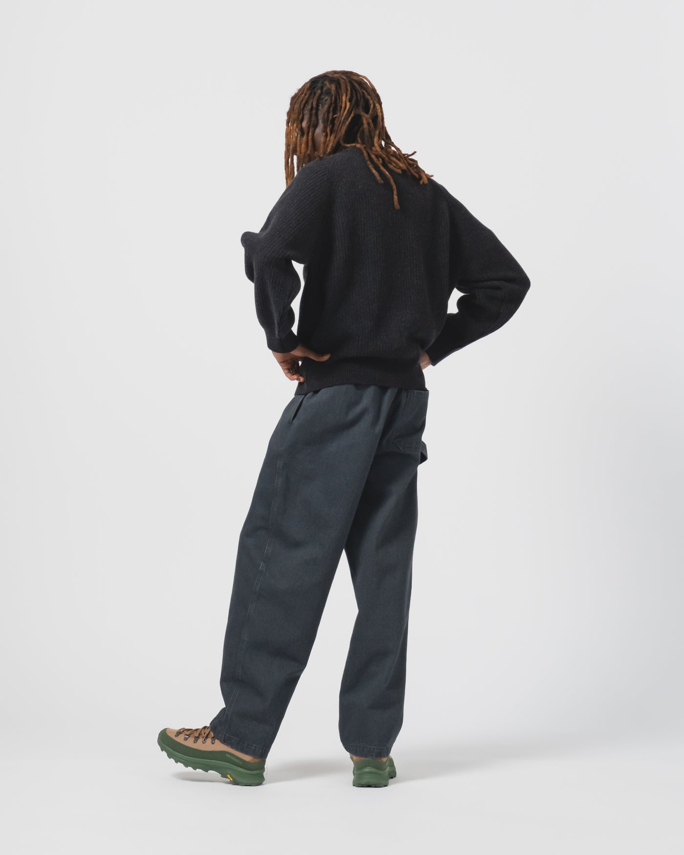 Crew Neck Sweater Delta Asphalt