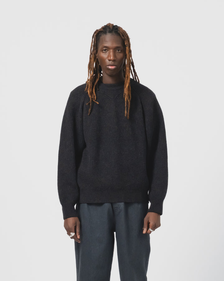 Crew Neck Sweater Delta Asphalt
