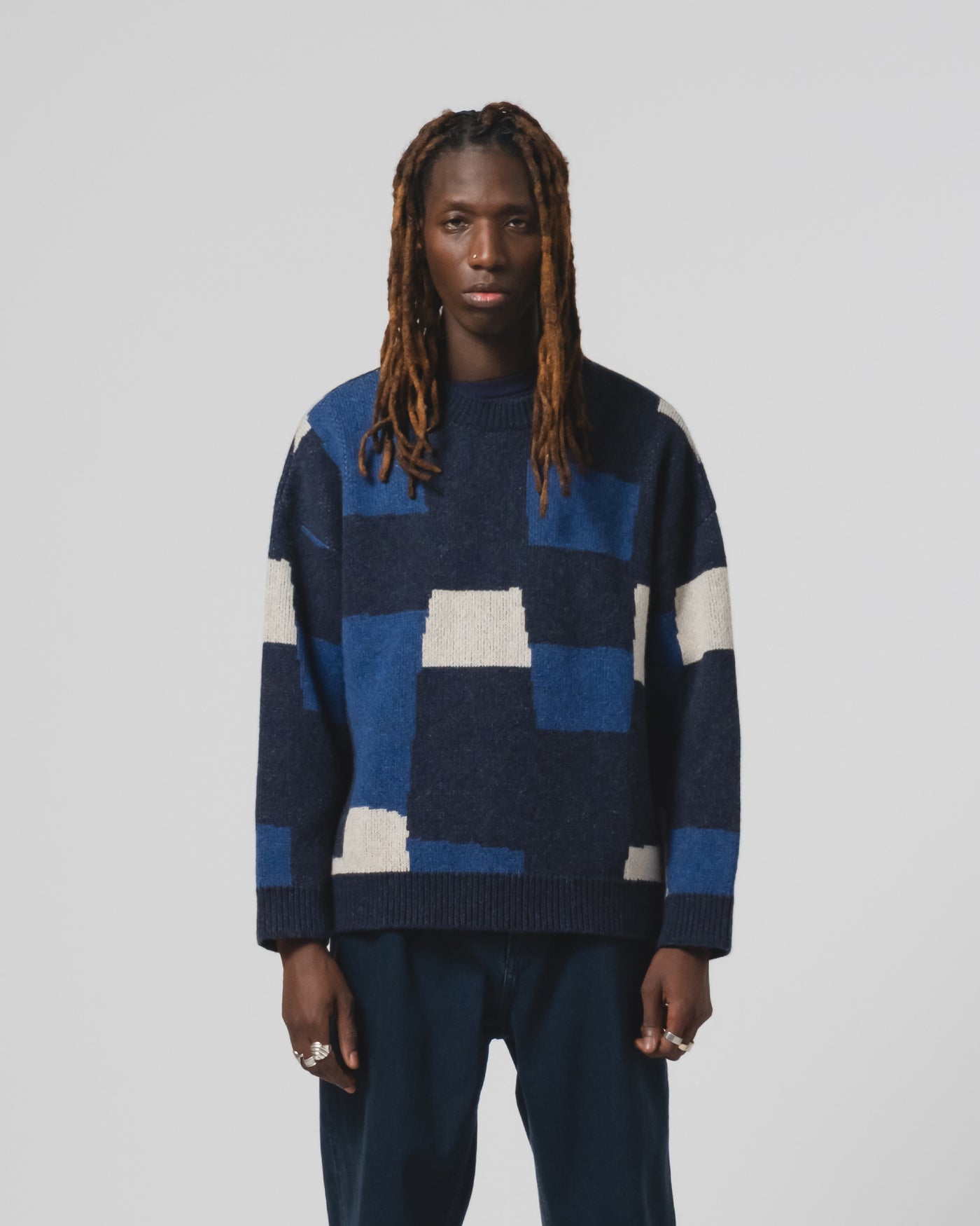 Patch Sweater Yorkshire Inkt