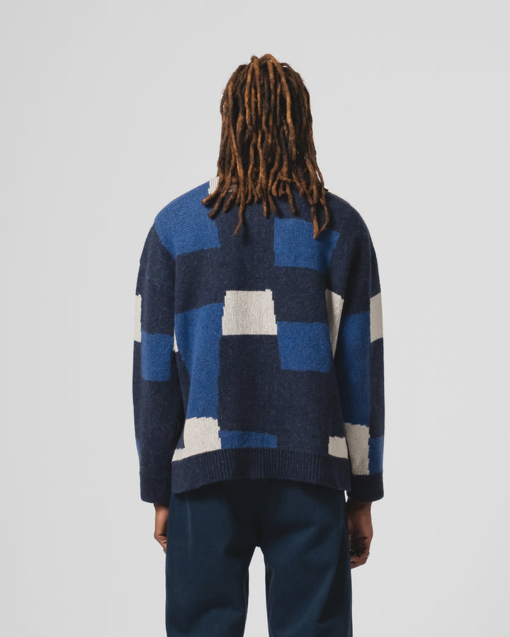 パッチ付きセーター ヨークシャー インクト