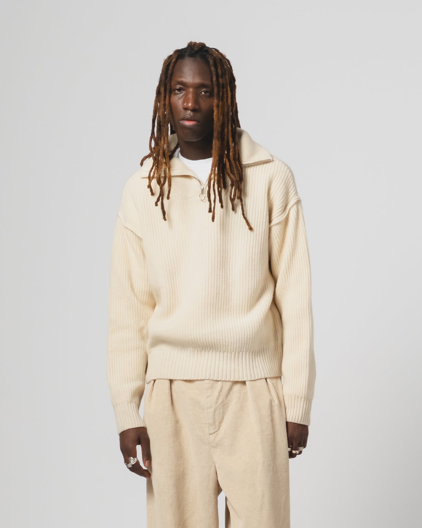 Fly Deck Sweater Yarn Delta Off White
