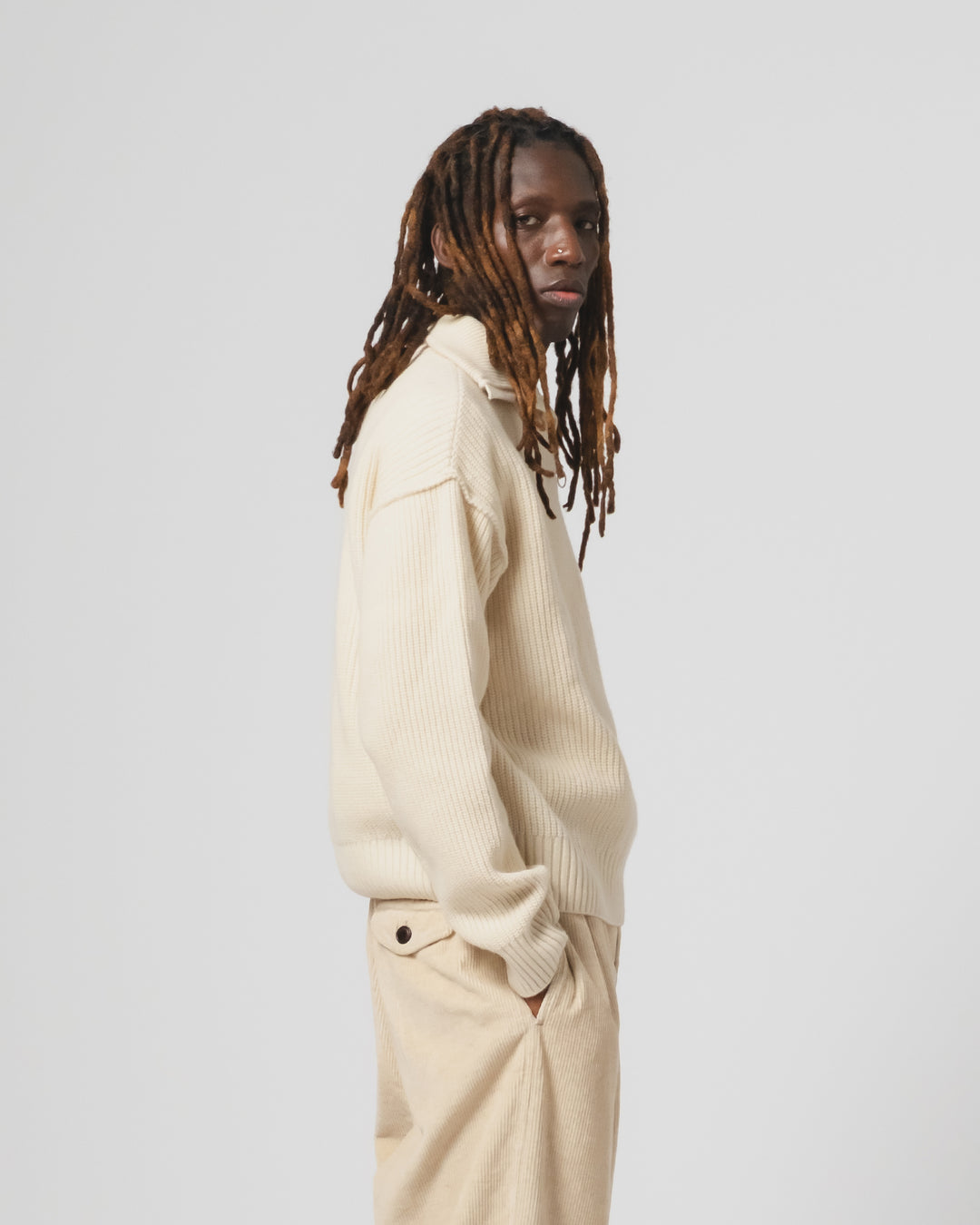 Fly Deck Sweater Yarn Delta Off White