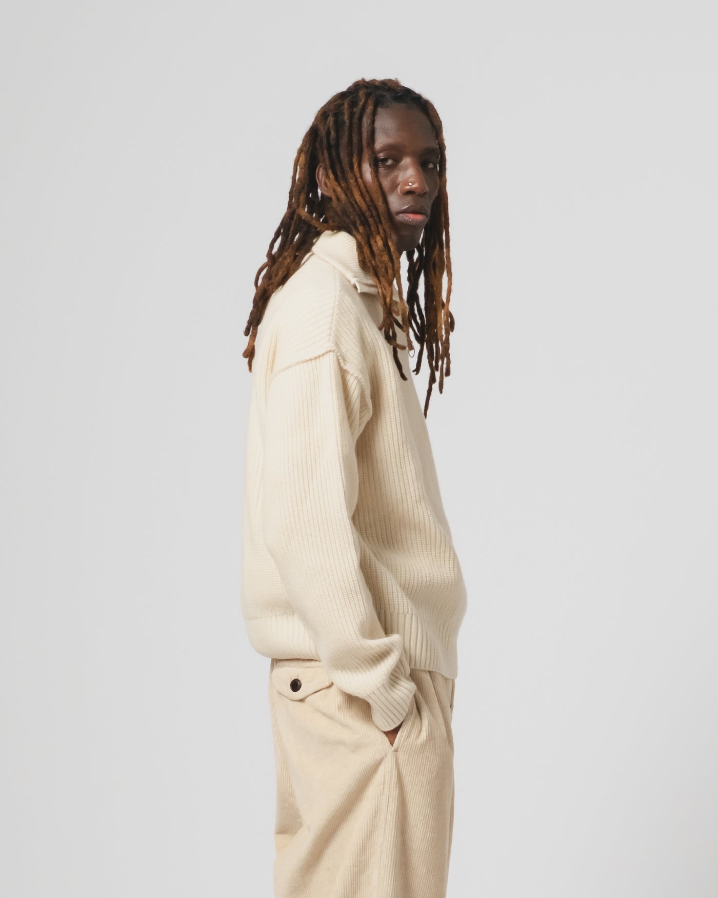 Fly Deck Sweater Yarn Delta Off White