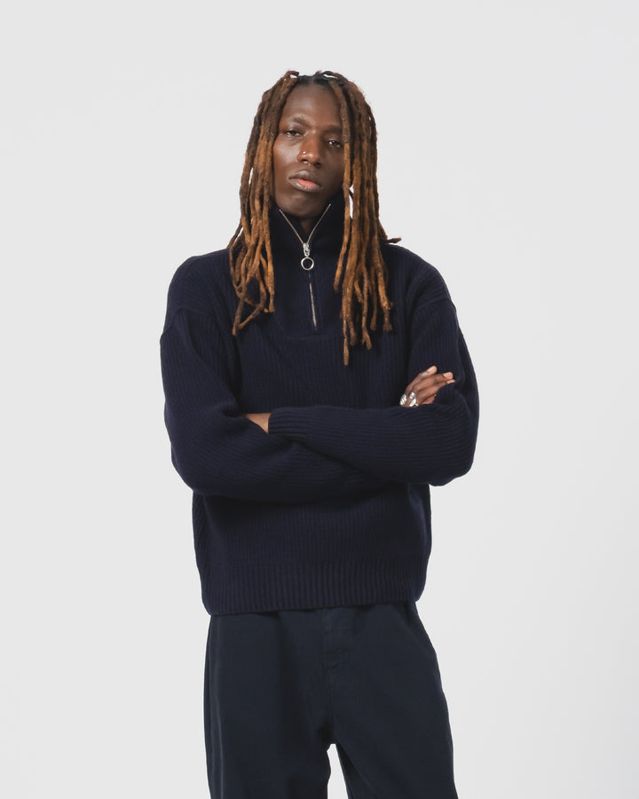 Fly Deck Sweater Yarn Delta Navy